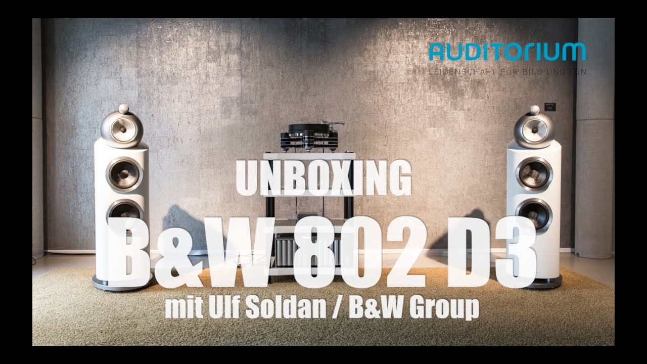 Unboxing B&W 802 D3