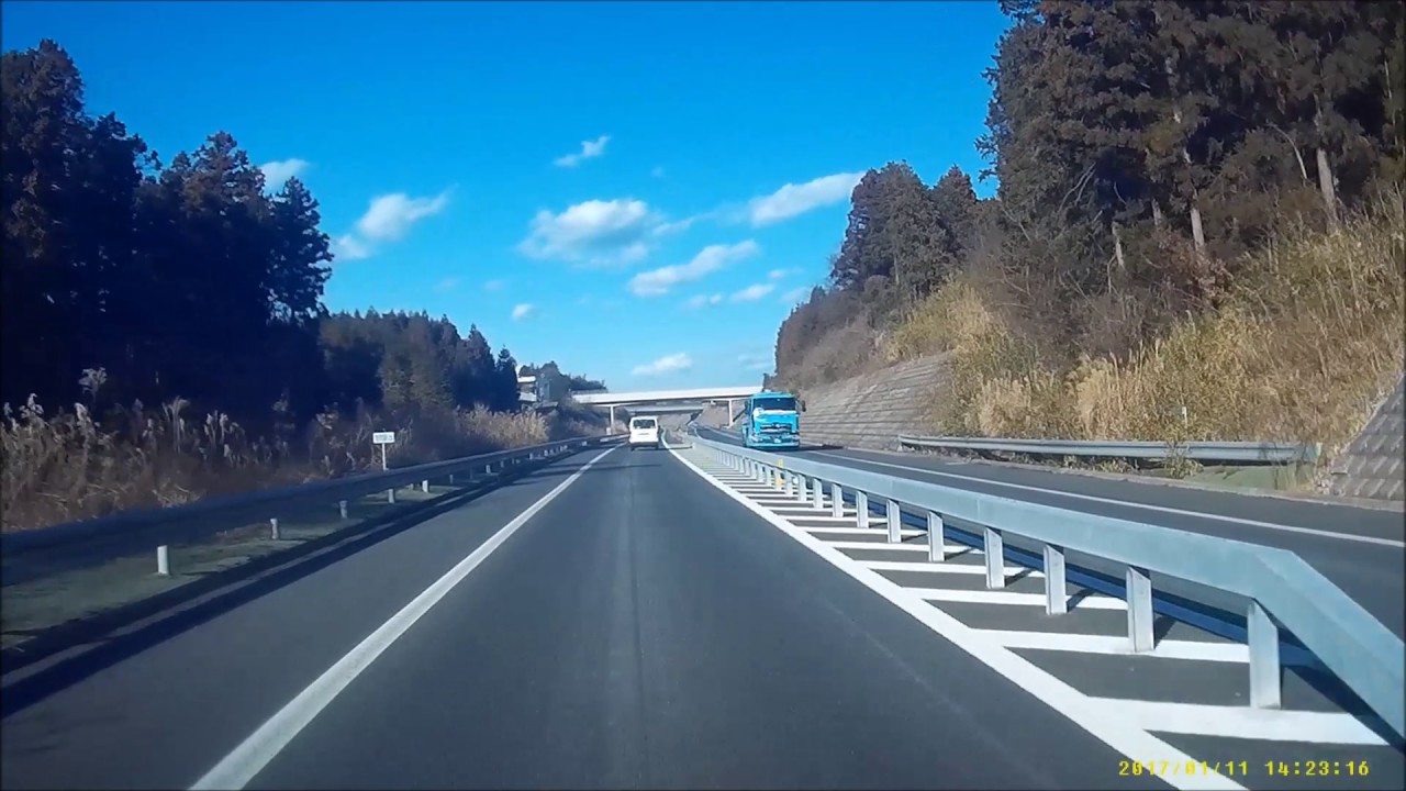 東関東道　茨城空港北IC→北関東道　桜川筑西IC　1.5倍速です