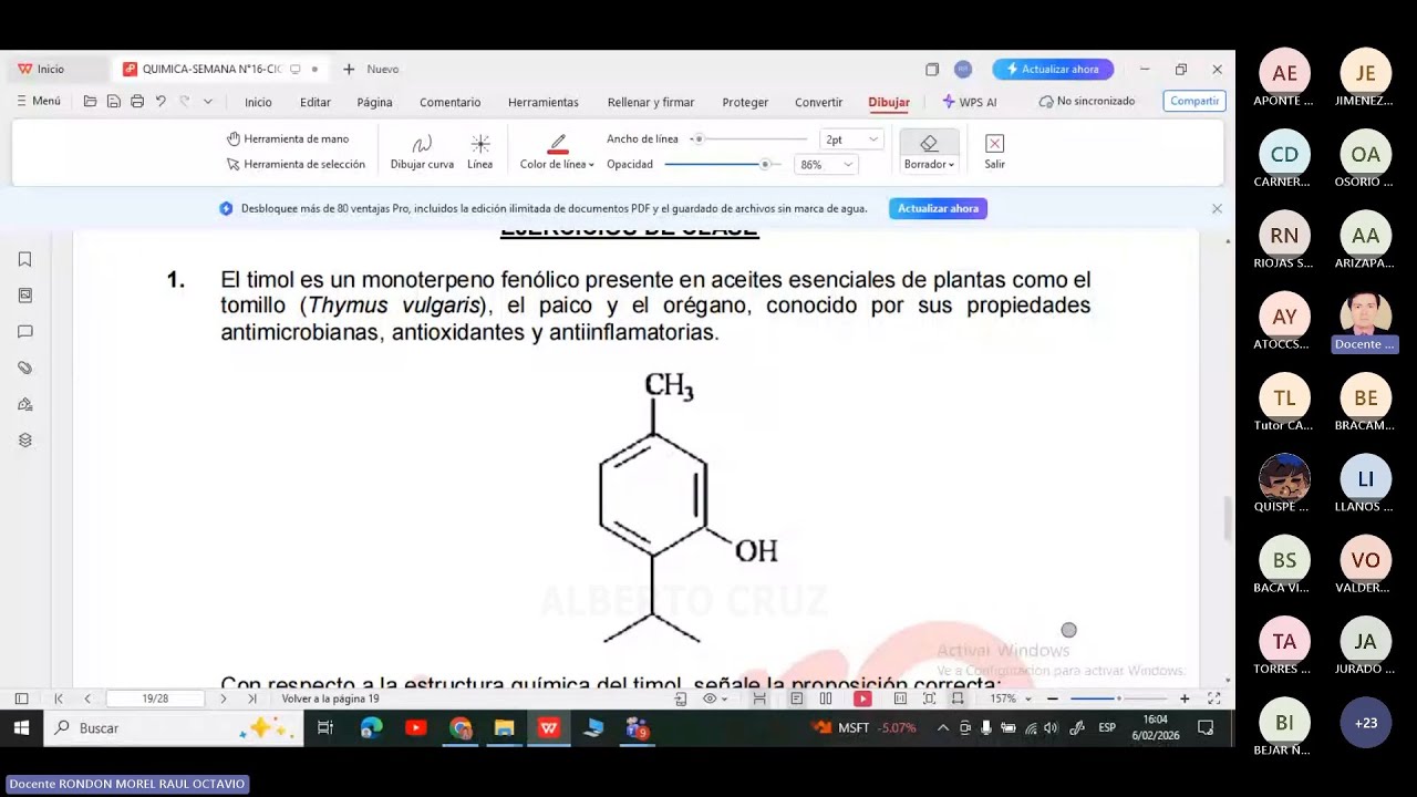 Química - Semana 16 - Pre San Marcos Ciclo 2025-II (Nuevo Ciclo)