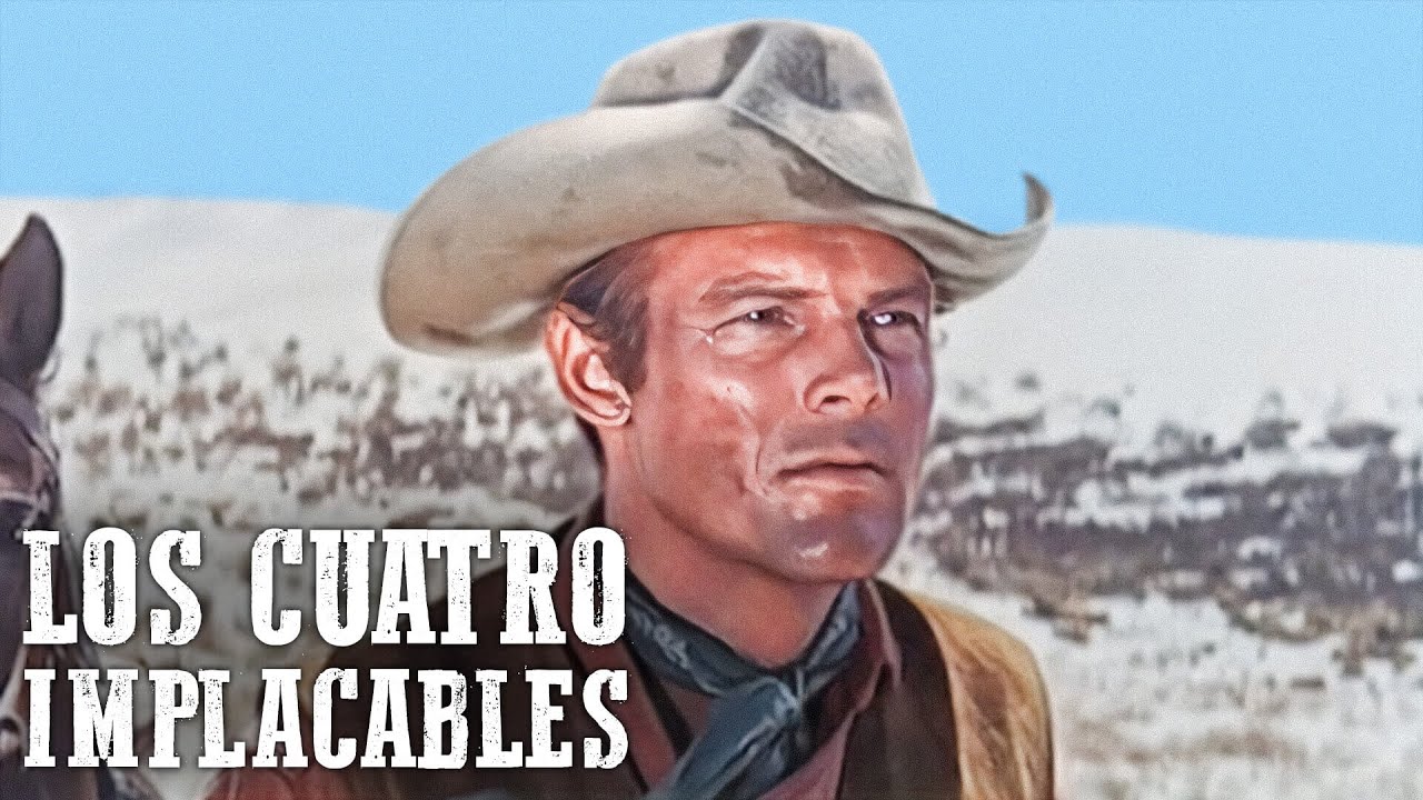 Los cuatro implacables | Español | Adam West | Robert Hundar