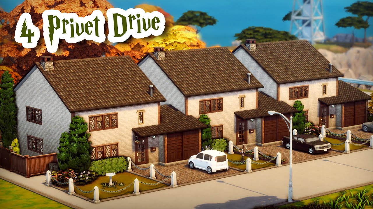Harry Potter: 4 Privet Drive 🦉 || The Sims 4 Speed Build