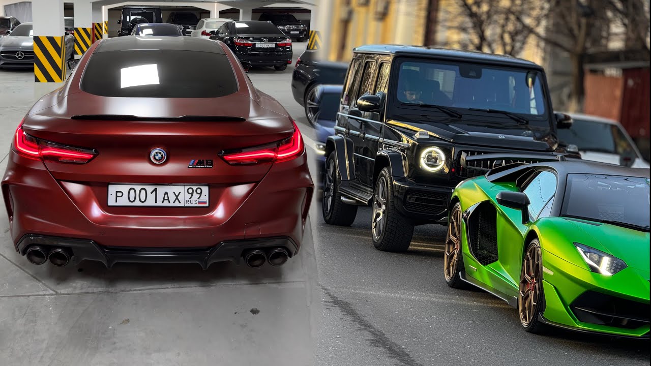 Эксклюзив в МАХАЧКАЛЕ / Lamborghini Aventador SVJ / BMW M8 / Бизнес в Дагестане