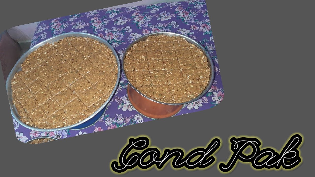 Gond Pak Recipe | सर्दियों की खास रेसिपी गोंद पाक ।  Gond Pak - winter Special Recipe