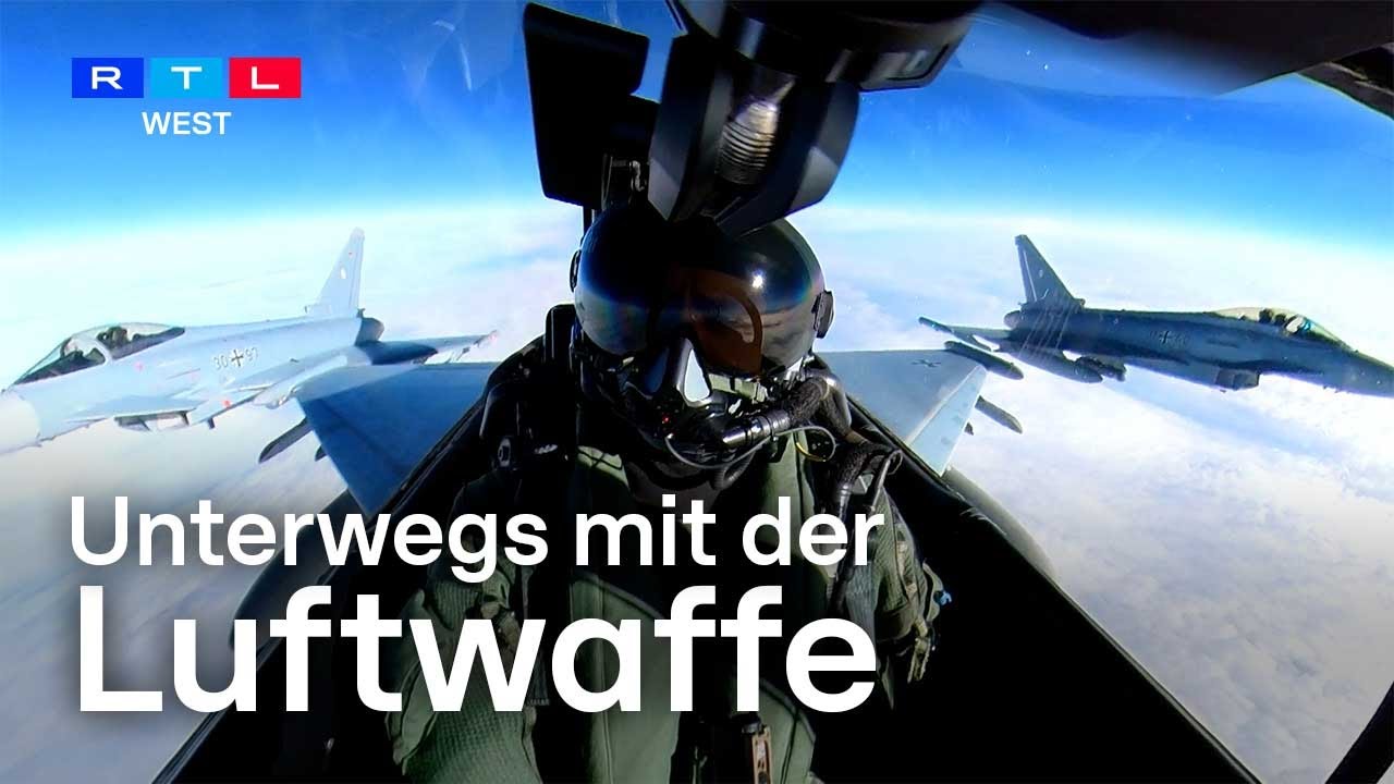 Einsatz im Eurofighter: Zu Gast beim taktischen Luftwaffengeschwader 31 „Boelcke“ | RTL WEST