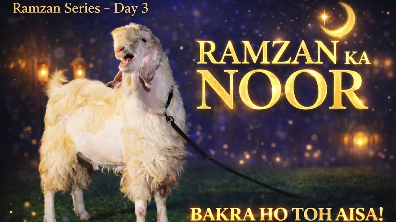 Ramzan series day 3 | Farm ka noor | 90kg+ bakra ho tho aesa | khan goat farm #deonarmandi #mumbra 