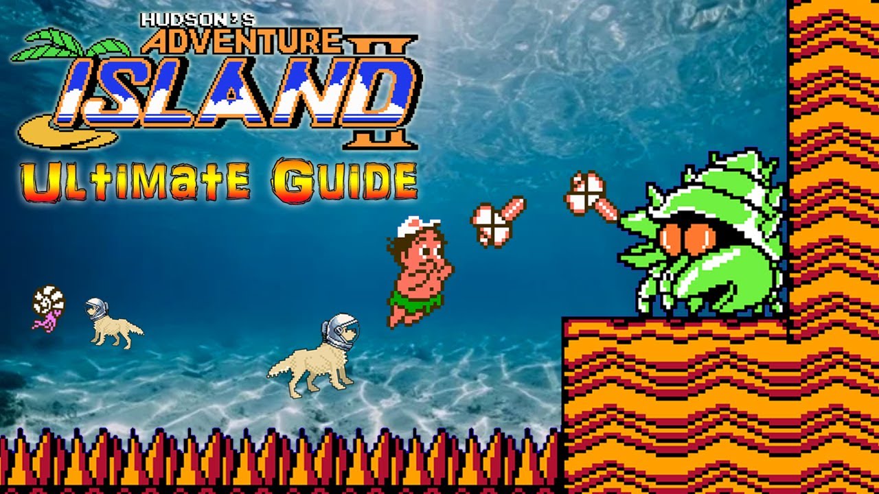 Adventure Island II - NES - ULTIMATE GUIDE - ALL 80 Levels, ALL Bosses, ALL Maps, ALL Secrets, 100%!