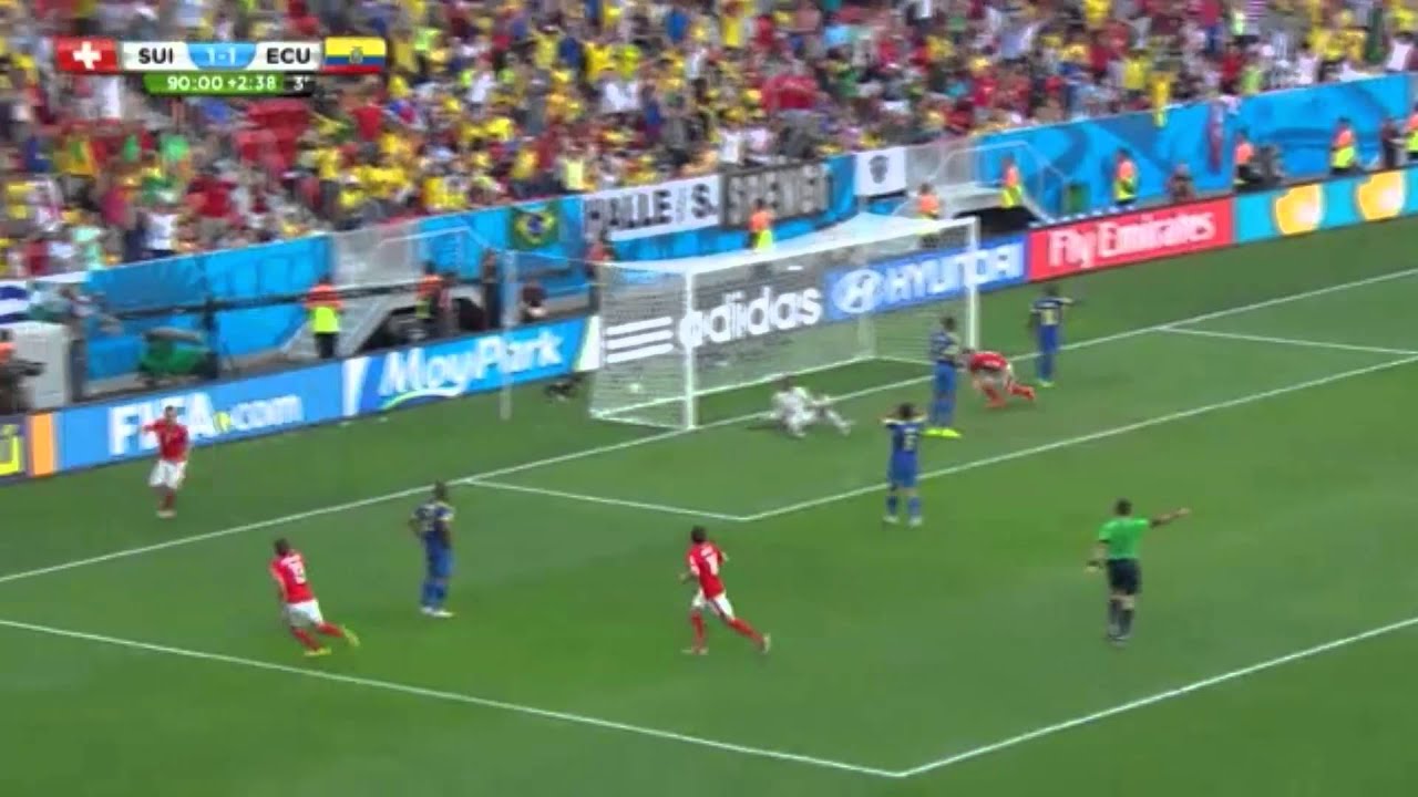 Switzerland 2:1 Ecuador Haris Seferovic's goal