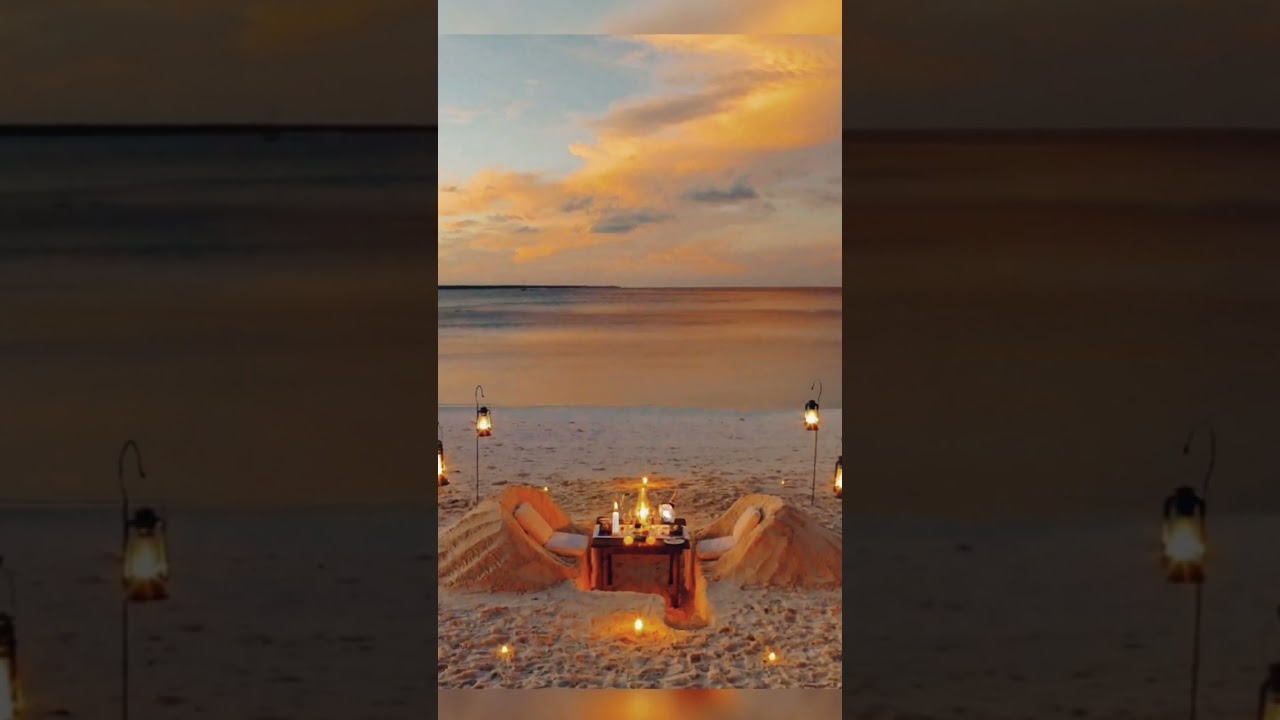 Beautiful Beach Camping Today 🥰 #beach #shorts
