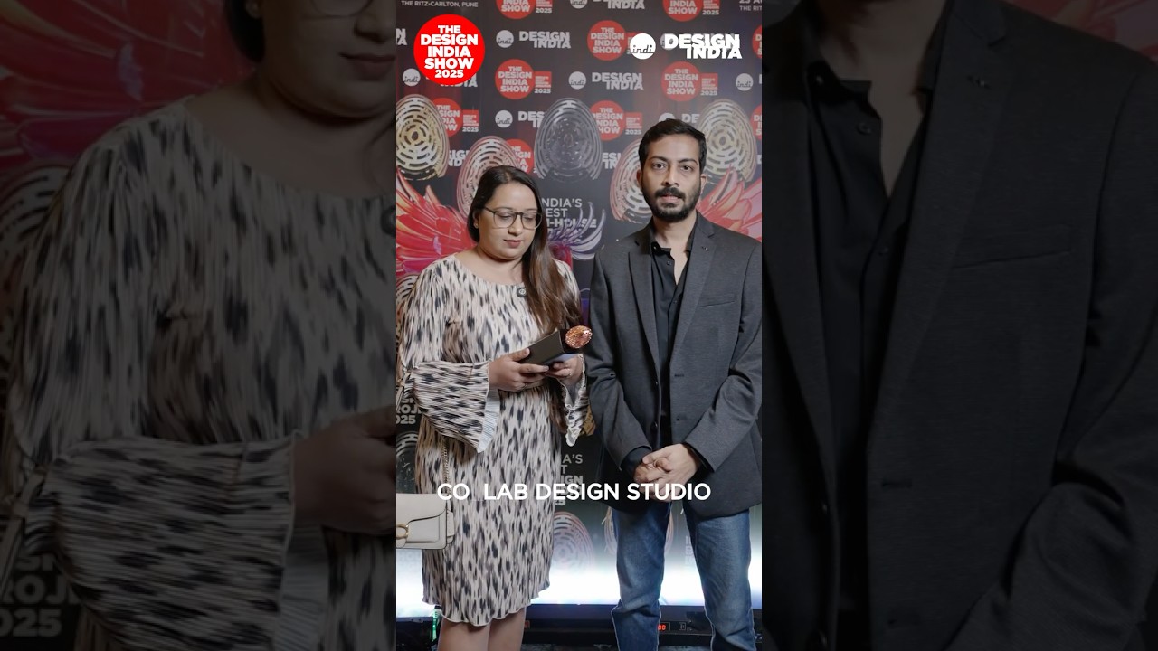 CoLab Design Studio wins at The DesignIndia Show 2025 | India’s Best Design Awards