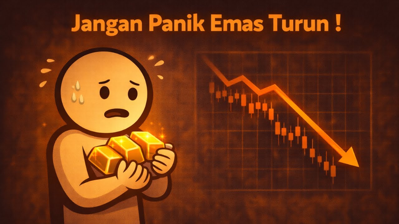Harga Emas Turun Tajam? Tonton Video Ini Agar Tidak Panik !