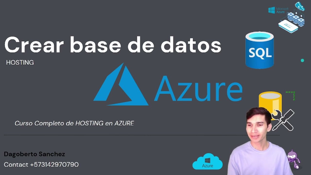Como crear una Base de datos SQL en Azure para acceder desde un Gestor