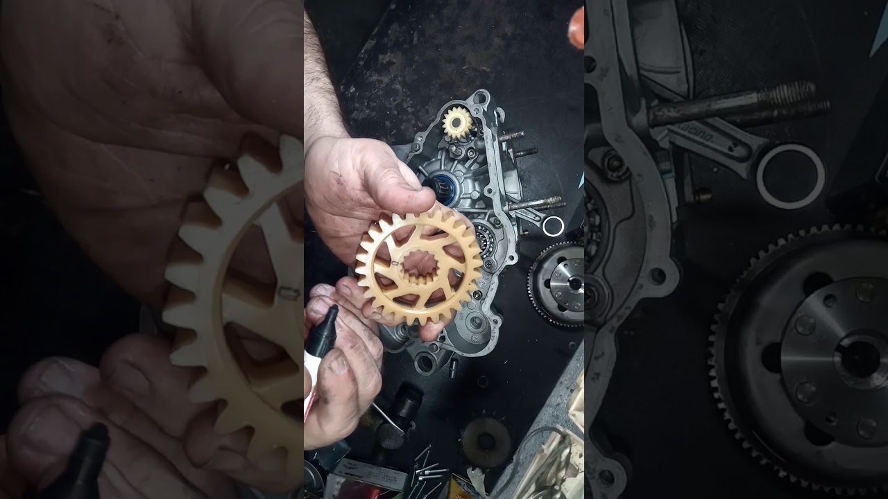 2° parte montaje motor Rotax 122 Aprilia RS 125