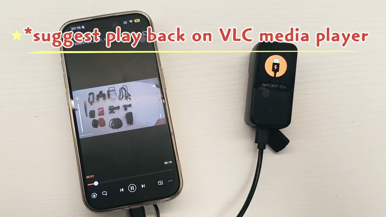 M21 [ Video Back Play on Phone and PC via cable  ] POV Pocket Body Action Camera