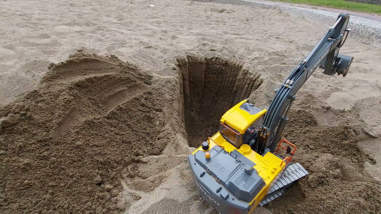 RC Hydraulic Volvo EC160E 1/14 這台油壓挖土機省電又有力 #rc #怪手 #挖掘機 #volvo