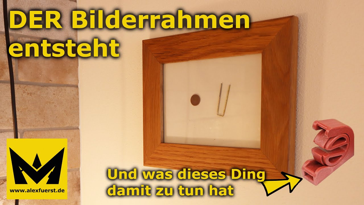 Bilderrahmen bauen | Mit Klemmsia Cornets