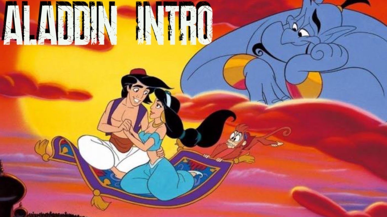 Интро мультфильма Аладдин (1992).Арабская ночь.\ Aladdin 1992 Intro.