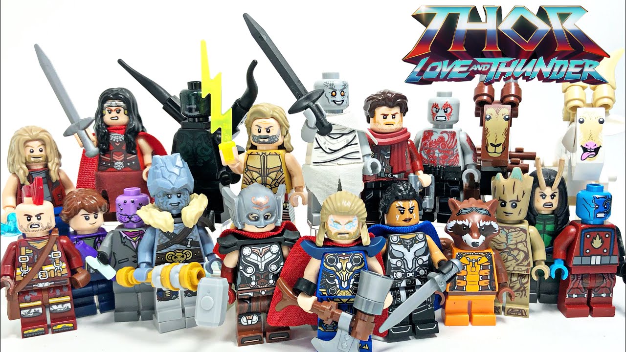 LEGO Thor Love And Thunder All Characters / Todos Los Personajes Custom Minifigures