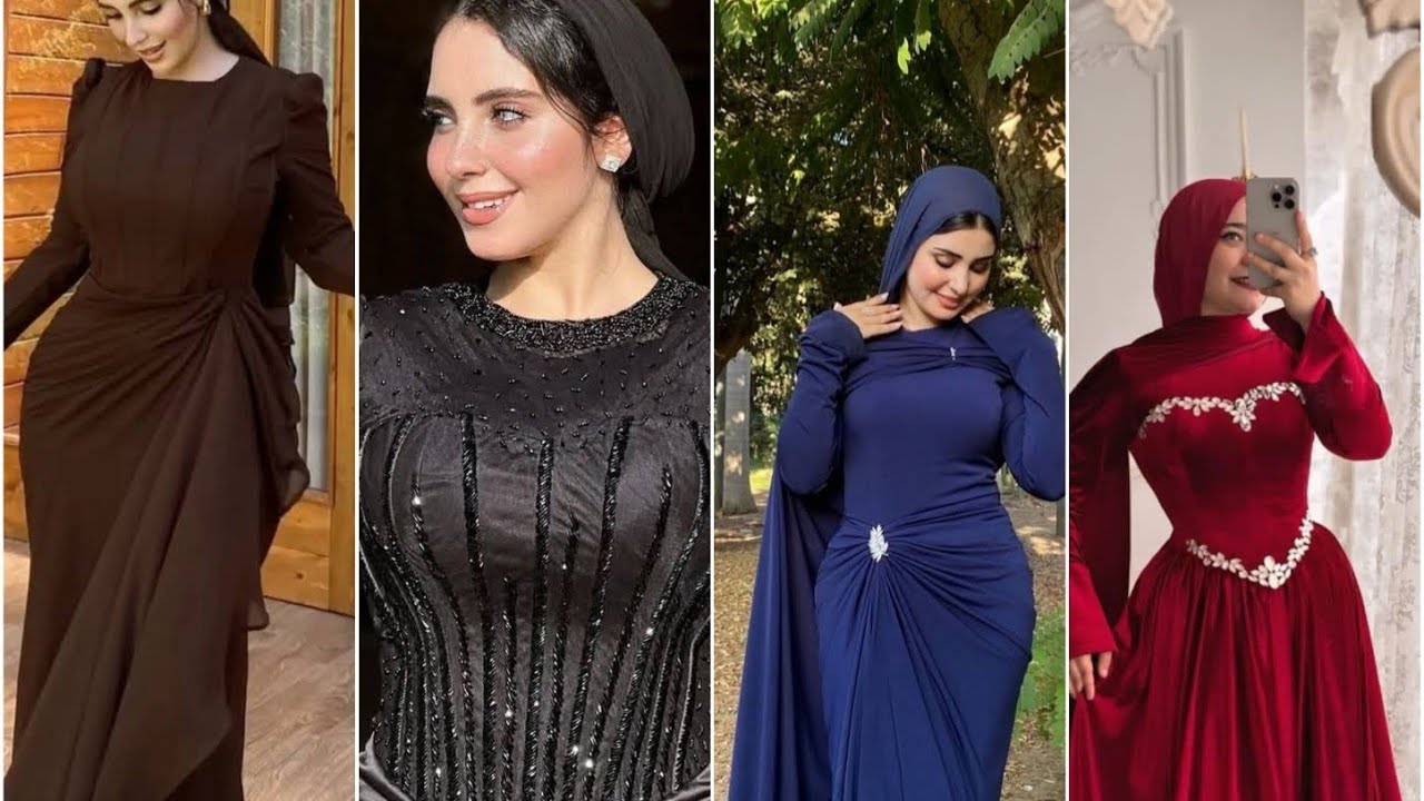 اقوى وأفخم كولكشن فساتين موضه للمحجبات 2026 فستانك هتلاقيه هنا 💗🤩