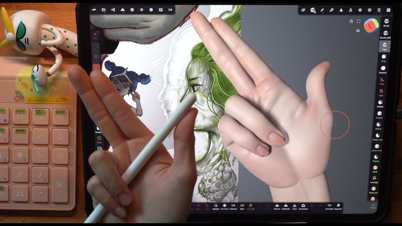Nomad Sculpt Live Stream - How cornerbird__ Sculpt Hands .8.