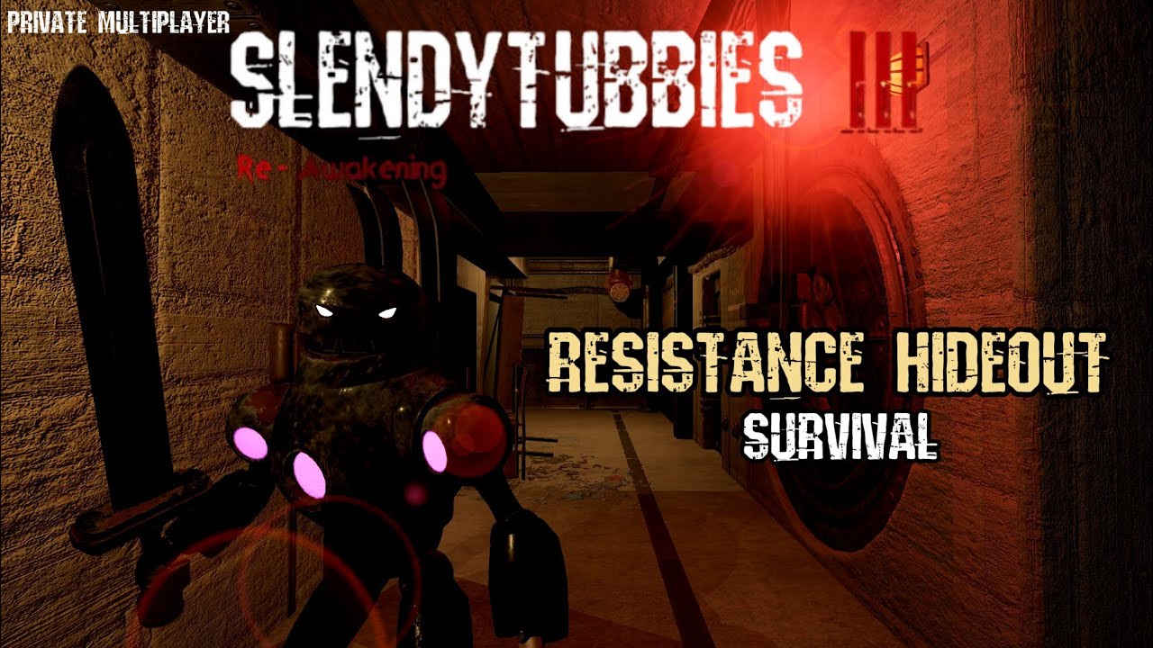 Slendytubbies 3 Re-Awakening: Resistance Hideout ( SURVIVAL ) with Fuzz