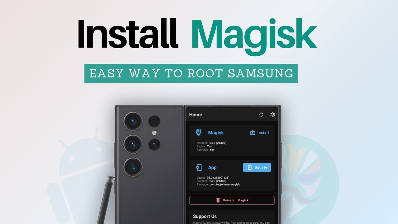 Получите root-права на своем Samsung с помощью Magisk в 2026 году: Android 14 (самый простой спос...