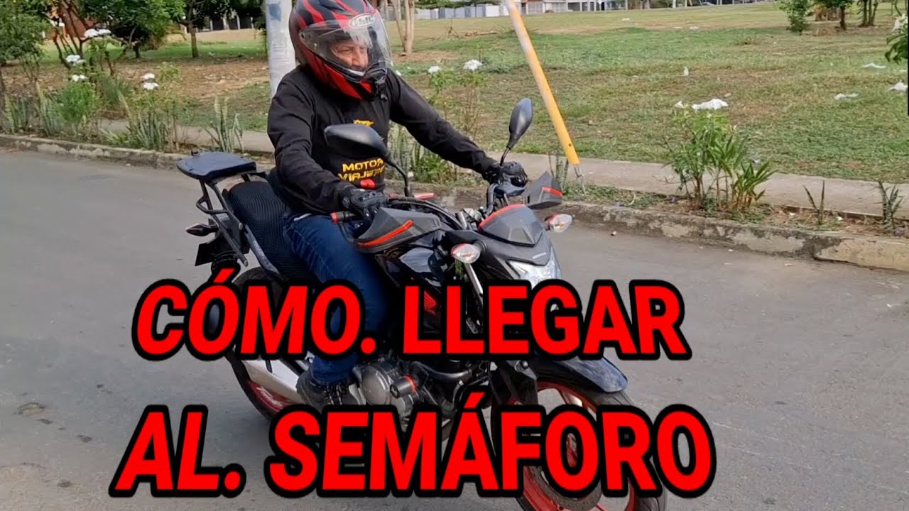 ASÍ DEBES LLEGAR a un SEMÁFORO
