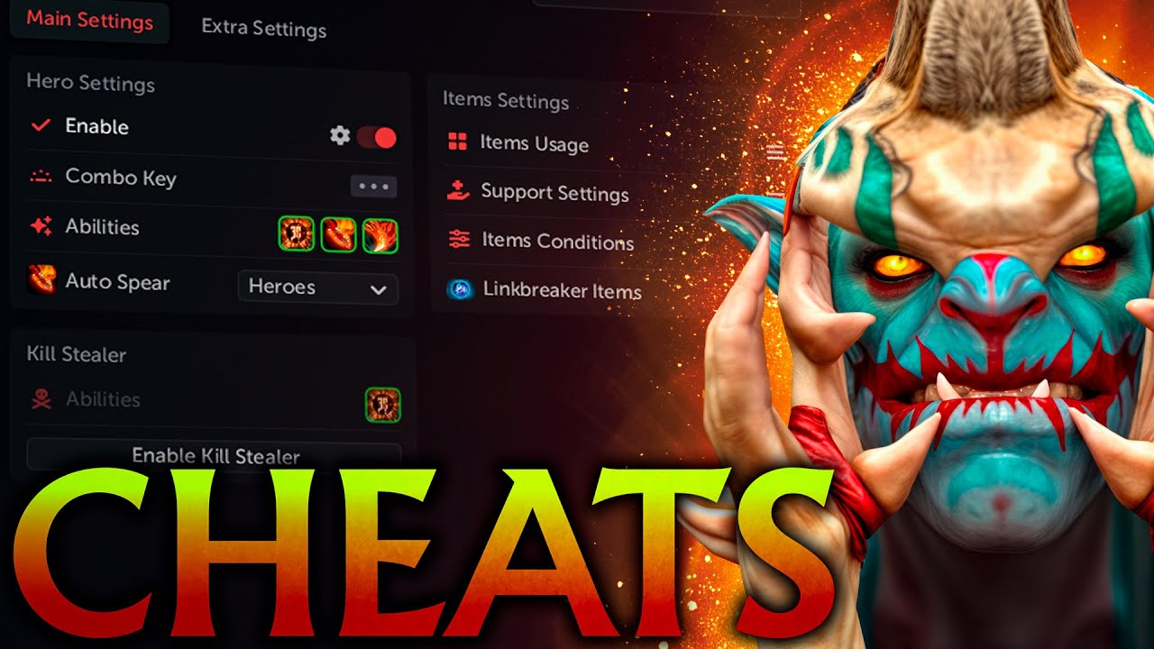Huskar with Cheats Walks Into 1v5 and Wins! Umbrella Dota 2