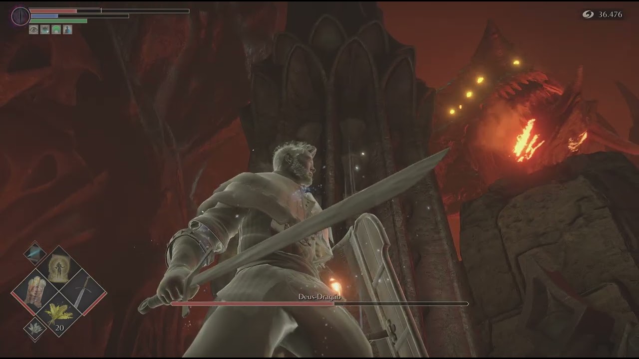 Demon's Souls: Boss Fight 2-3 Deus-Dragão