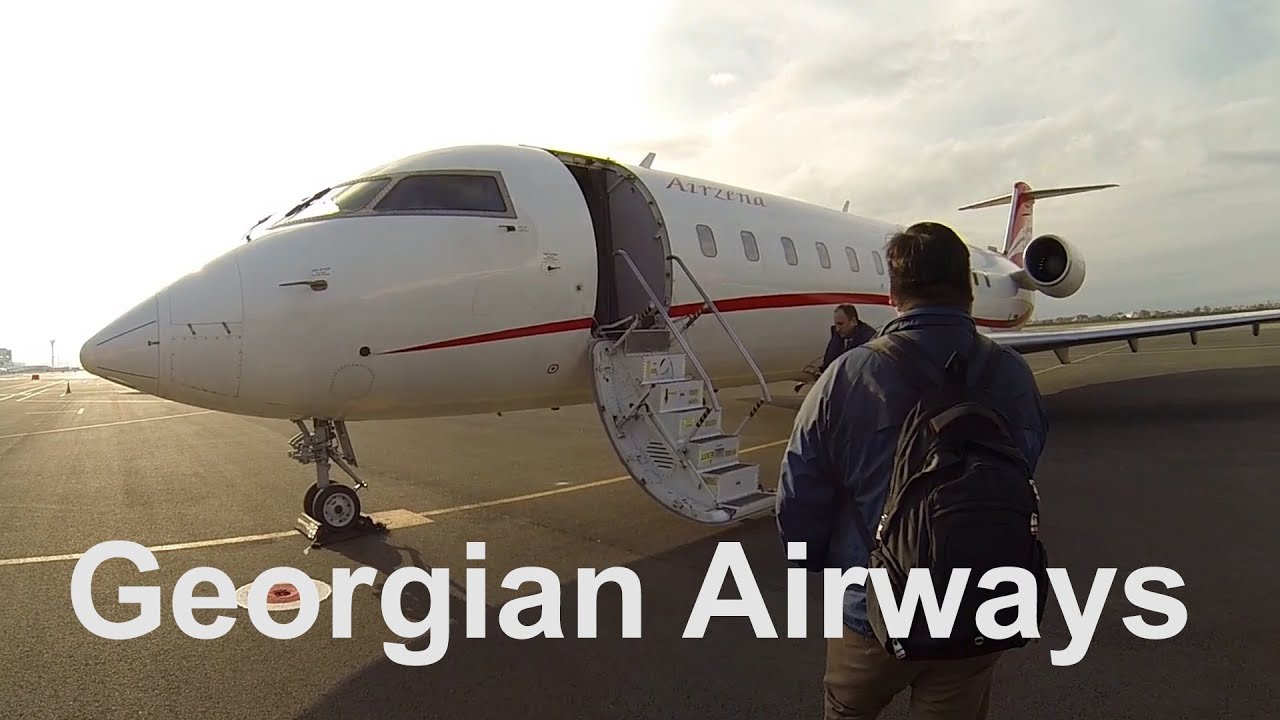 Перелет Ереван - Тбилиси на CRJ-200 а/к Georgian Airways