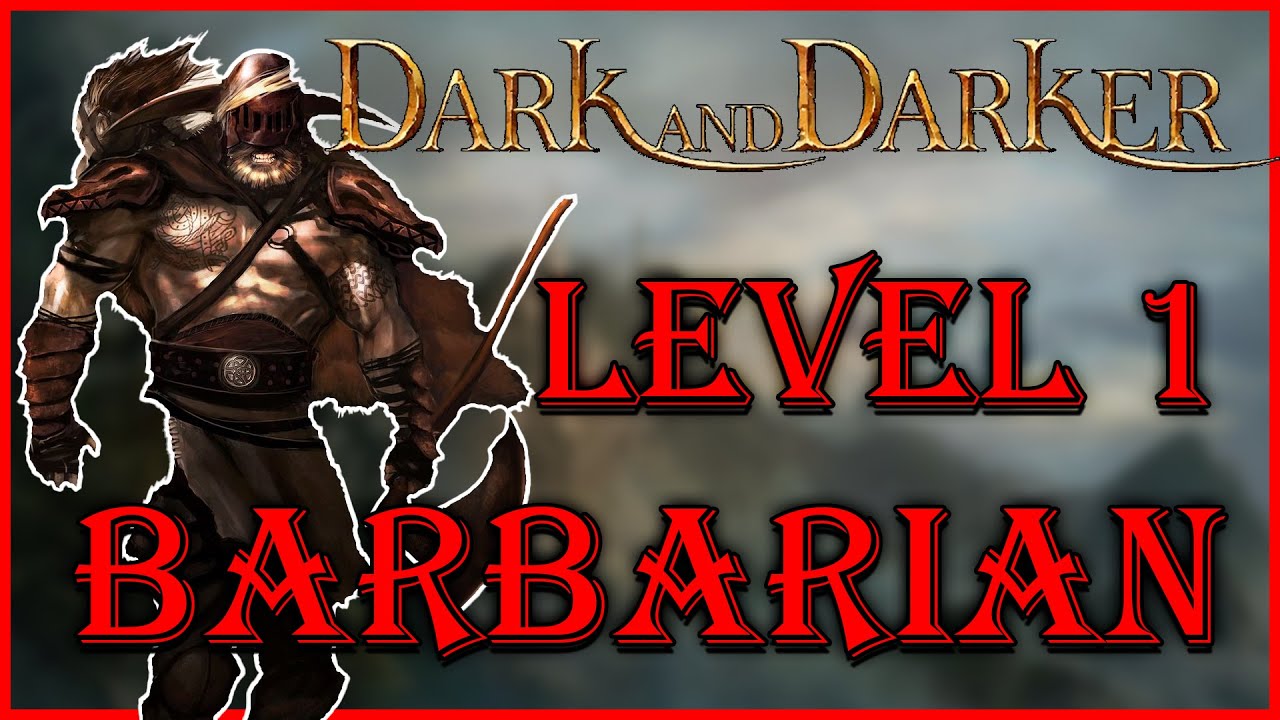 Barbarian Goblin Caves Zero to Hero│Dark and Darker