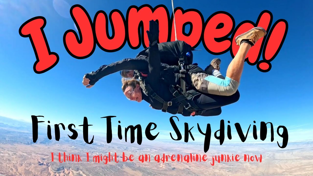 First time skydiving! Moab, Utah is a great place to do it!