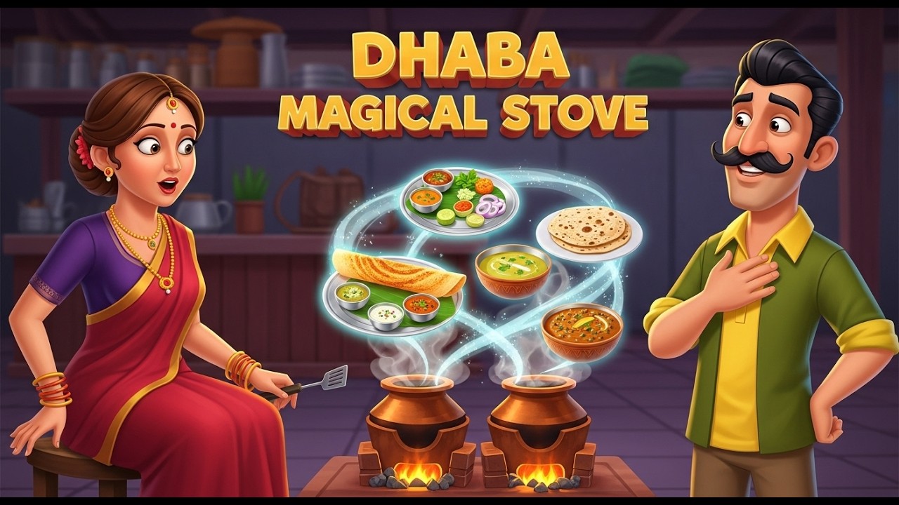 Dhaba Magical Stove Moral Stories in English | Life Lesson | Learn English | Bedtime Stories | Story