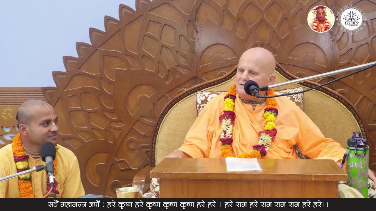 Srimad Bhagavatam class by HH Mahavishnu Swami Maharaj | SB 4.28.31