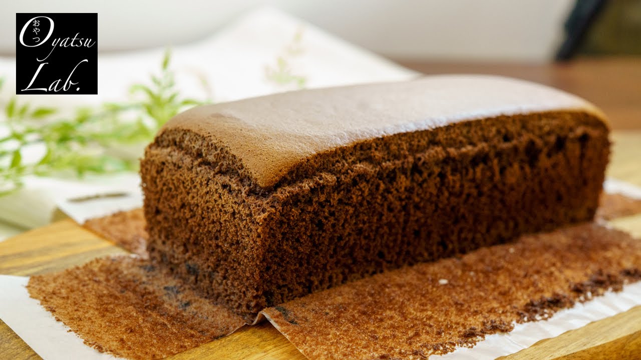 [Keto Recipe] Chocolate Taiwanese Castella (Cotton Sponge Cake) | Oyatsu Lab.