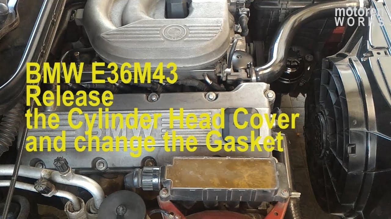 Cylinder Head Cover and Gasket, BMW E36M43