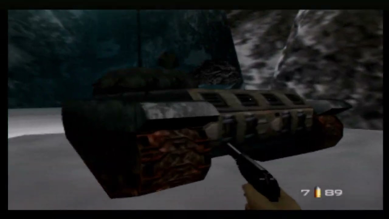 Goldeneye - Runway - 00 Agent - N64 original hardware RGB - Deblur and AA off mod