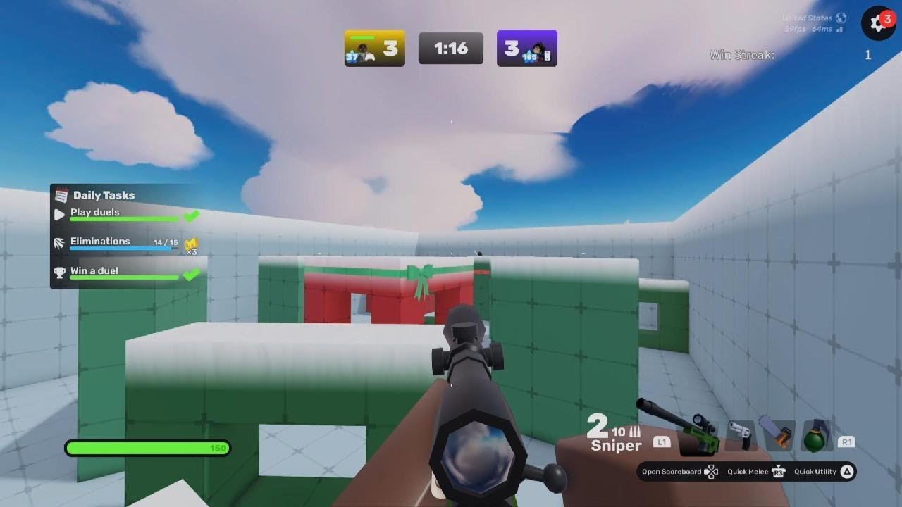 Playing Roblox Rivals With random.Loadout. If I win, I keep them.If I lose.I change.