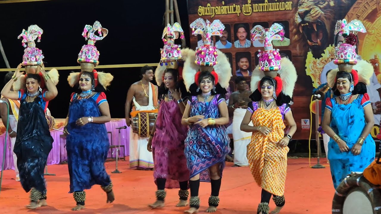 2செட் நையாண்டி மேளம் முழங்க தஞ்சாவூர் நித்யா திவ்யா ஆசினா vs இராம்நாடு சத்யா சோபனா சுகன்யா கரகாட்டம்