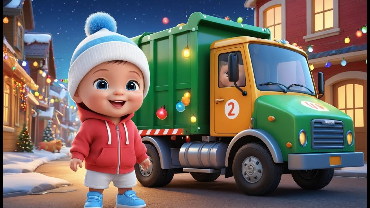 Garbage Truck New Year Clean Up | Fun Action & Learning Video for Toddlers