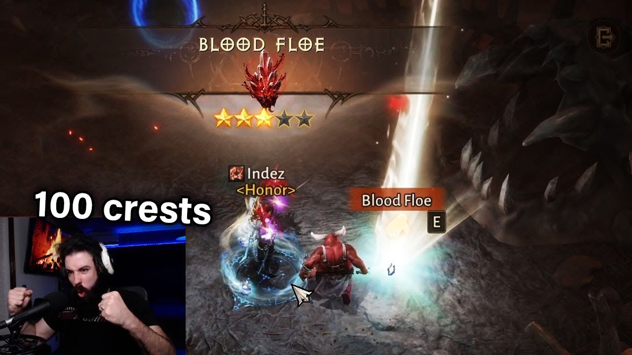 Crazy 100x Crest Pull For Blood Floe!