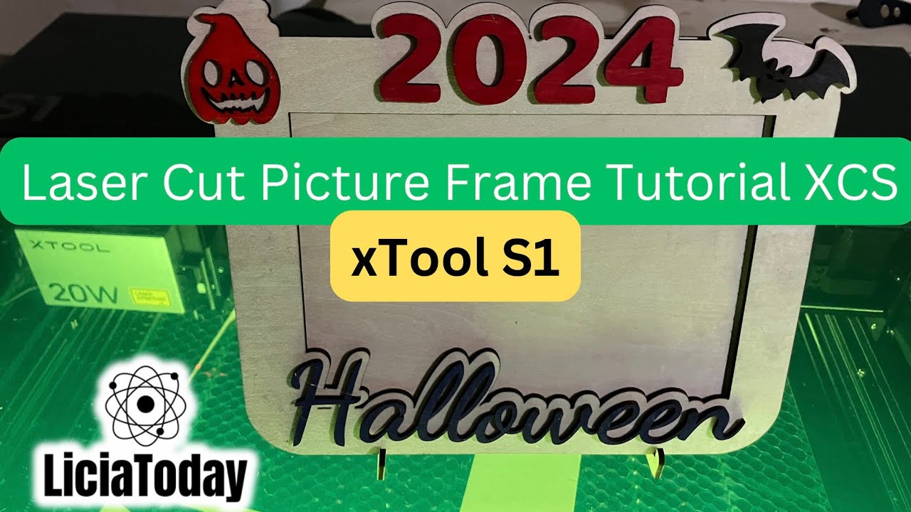 xTool S1 How to Make a Picture Frame Halloween Edition