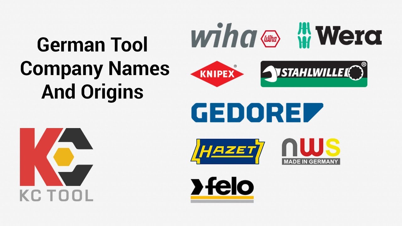German Tool Company Names and Their Origins