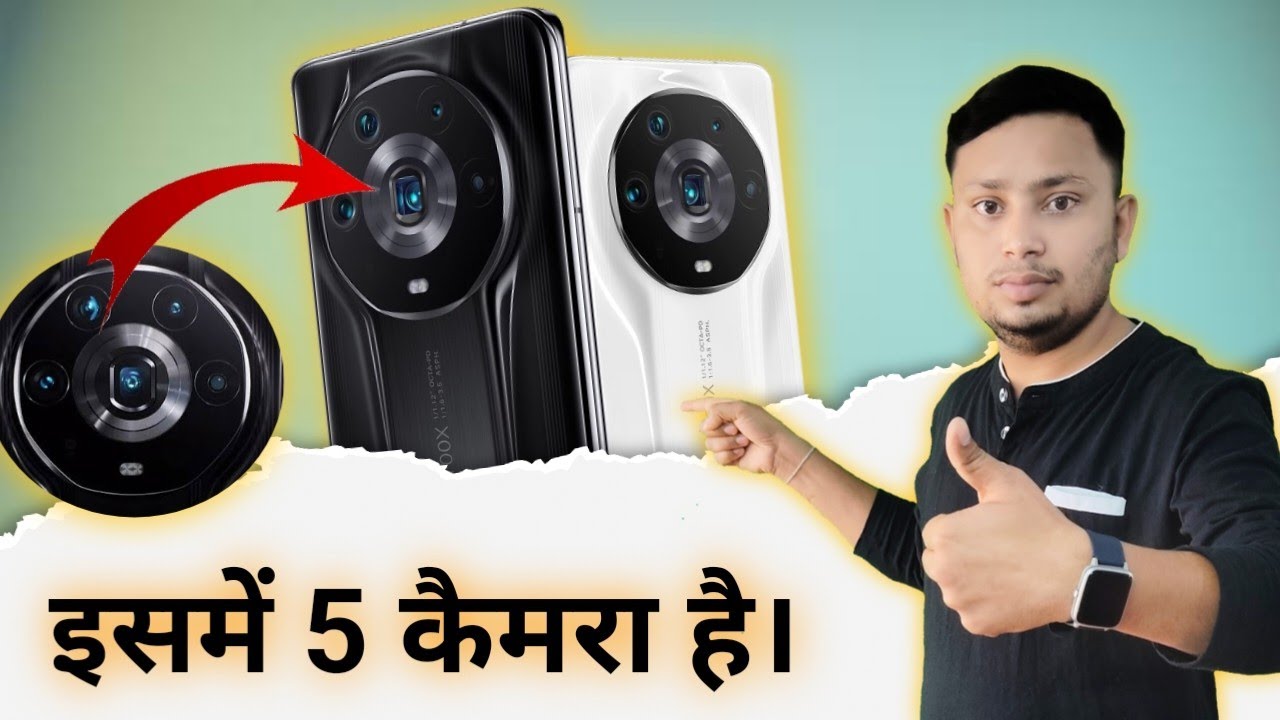 this Smartphone has 5 cameras ⚡ honor magic 5 prestige edition