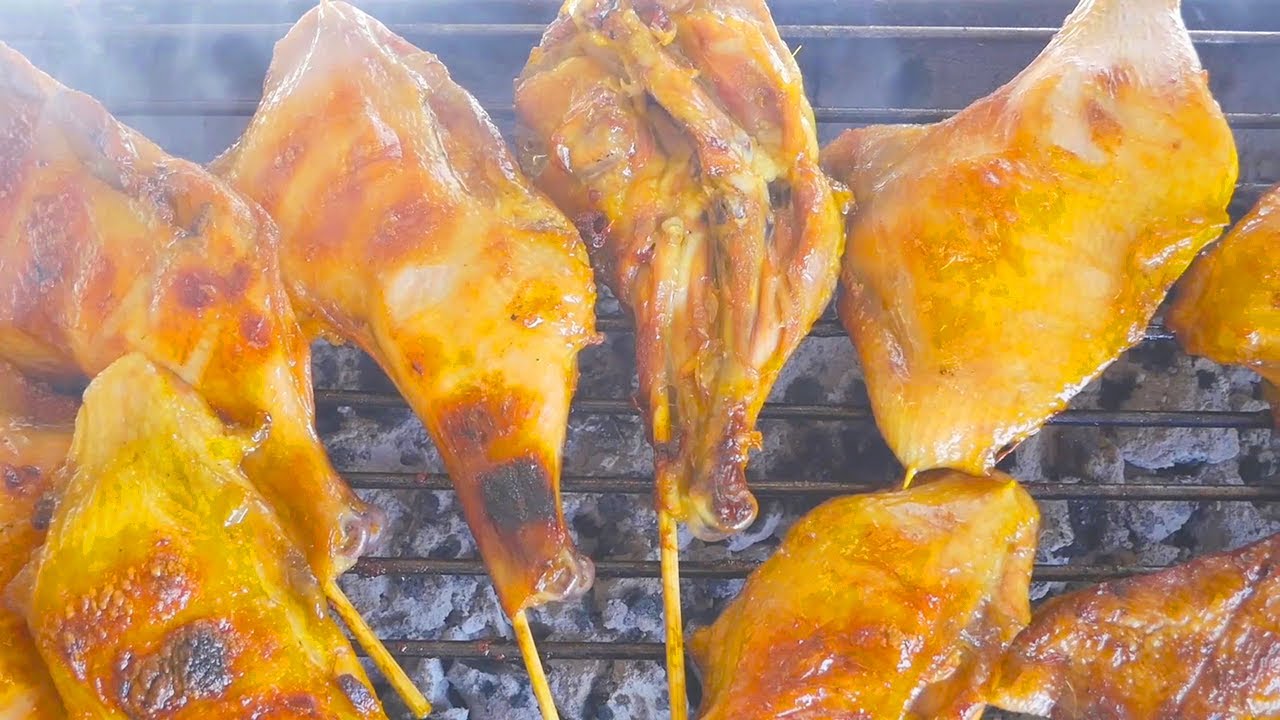 The Best Grilled Thai Chicken - Satisfying Street Food