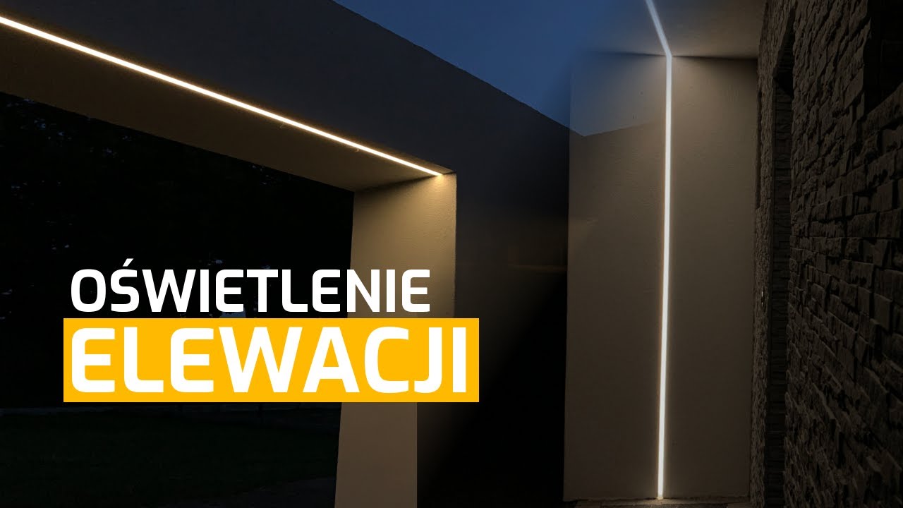 OŚWIETLENIE ELEWACJI - LED