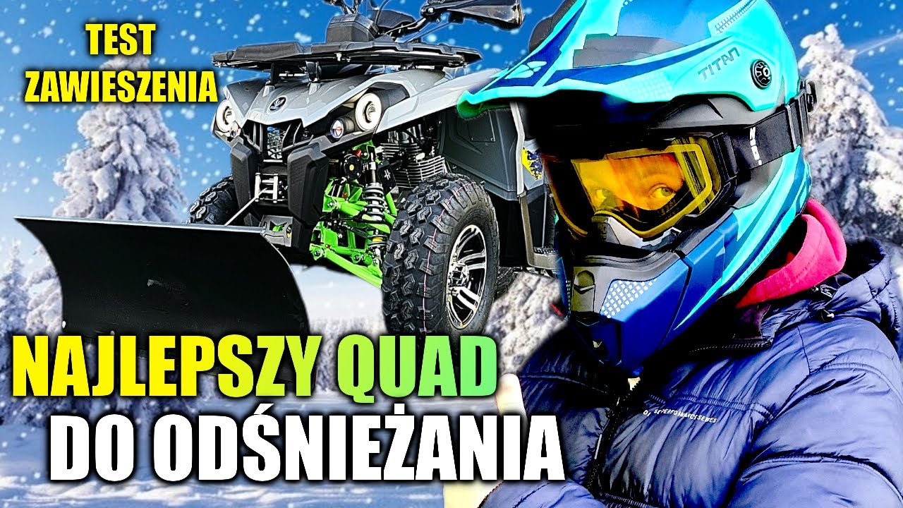 NAJLEPSZY QUAD NA ZIMĘ ? PŁUG DO ODŚNIEŻANIA MIKILON HAMMER 200 TEST [31]