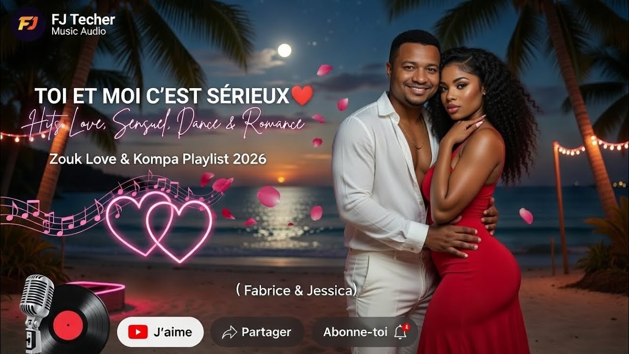 Playlist Love, Sensuel & Dansant :TOI ET MOI C’EST SÉRIEUX ❤️ Zouk Love & Kompa 2026 | | FJ Techer