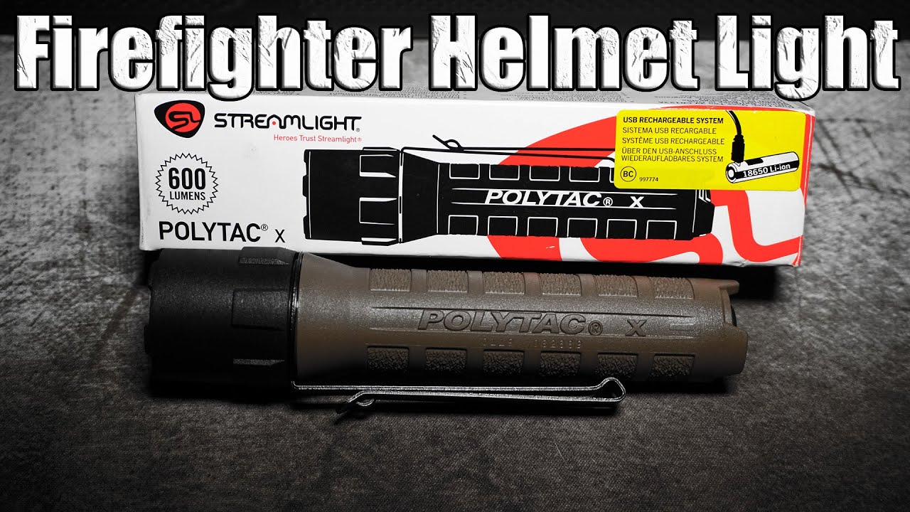 New Firefighter Helmet Light? Streamlight Polytac X Flashlight Review