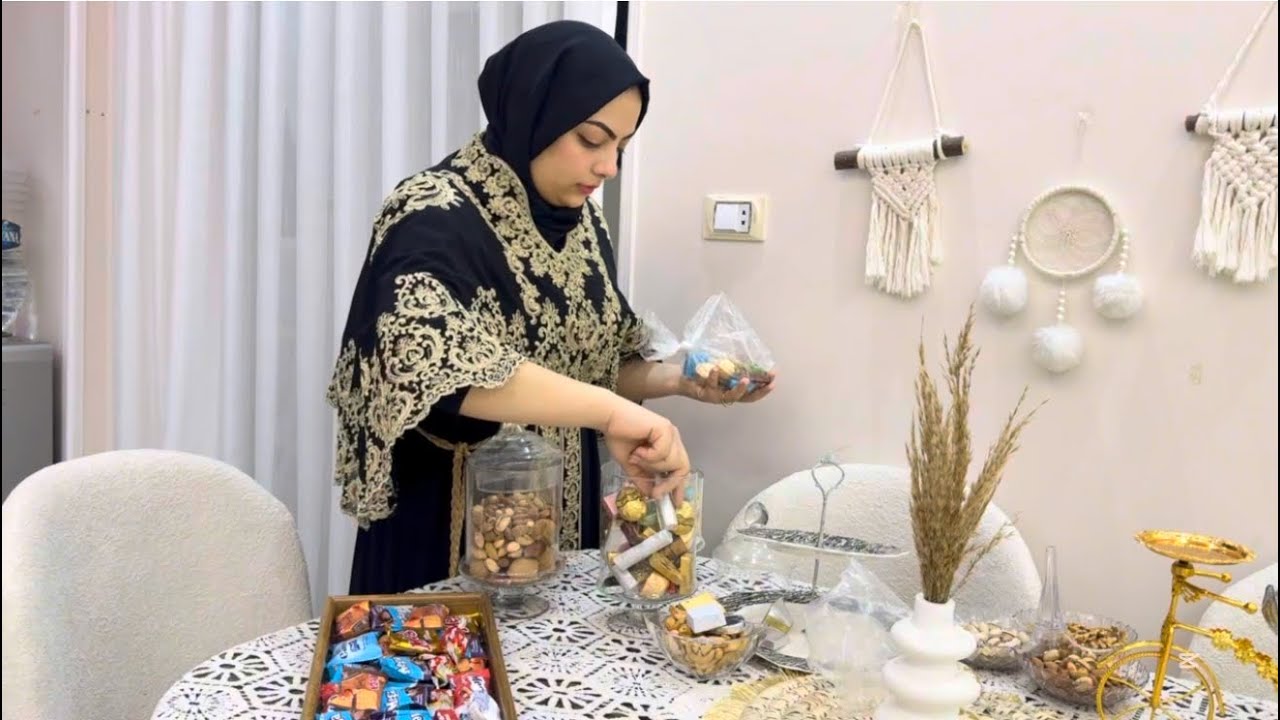 أهلا بالعيد وضيافة العيد 🥳🎁 فرحة كل سنة 🥰 أجواء العيد في بيتي 😱 يوم الوقفة 💃