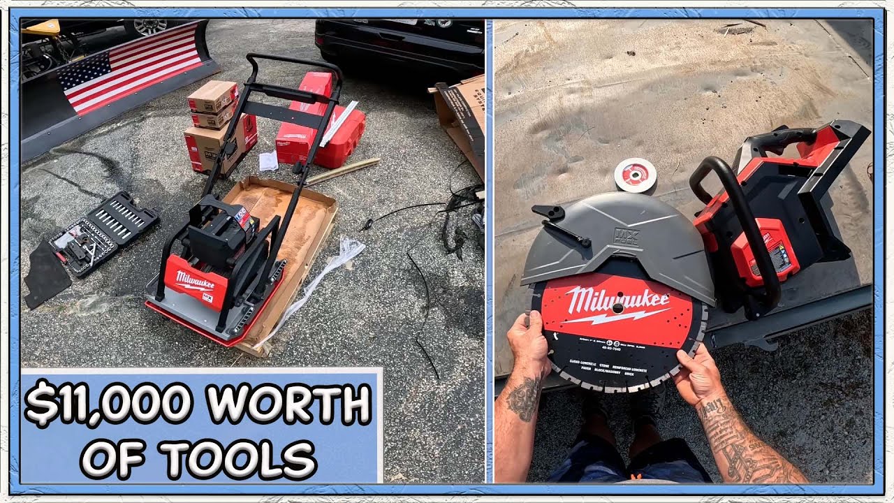 Unboxing a Pallet of (MX Fuel - Milwaukee Tools) For Hardscaping!